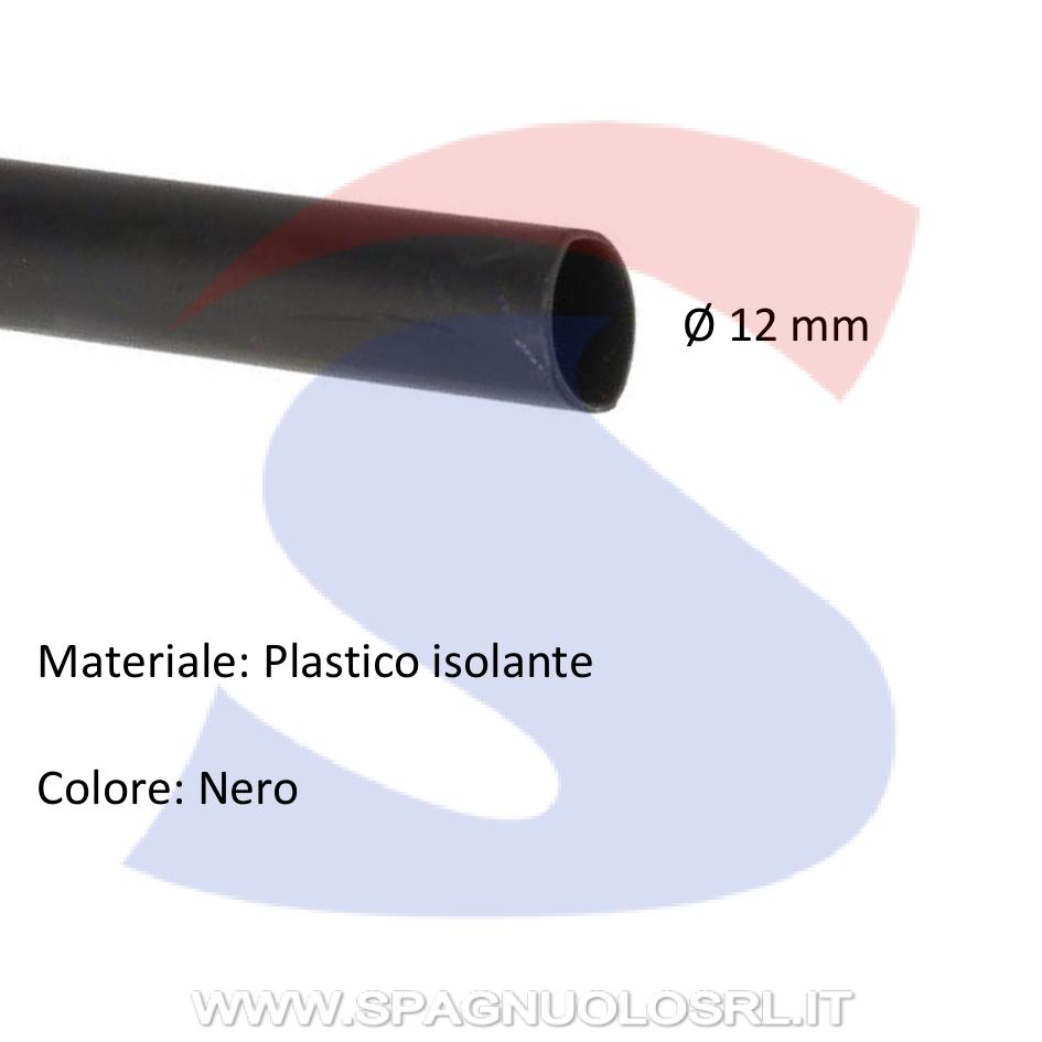 Guaina protettiva per cavi di Ø 12 mm Nera - SCAME 865.012 - Spagnuolo  S.R.L.