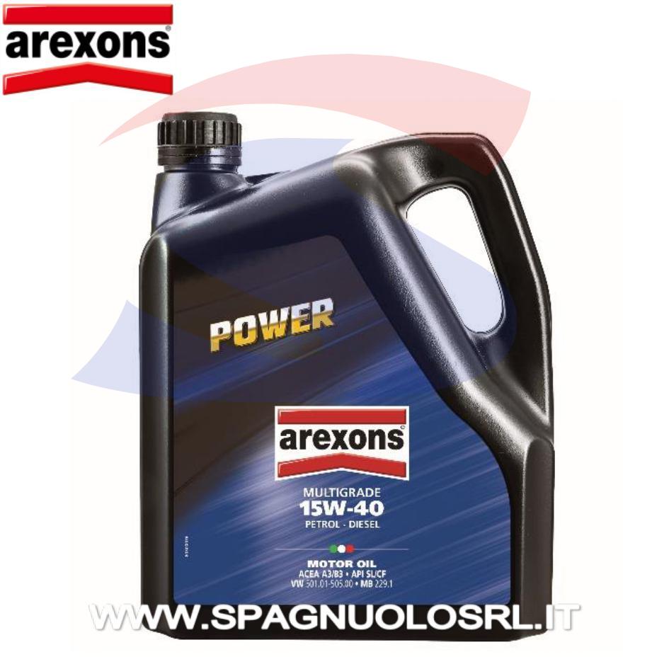AREXONS Olio Motore 10W-40 4L Semisinthetic, Protezione elevata, Universale  Benzina e Diesel