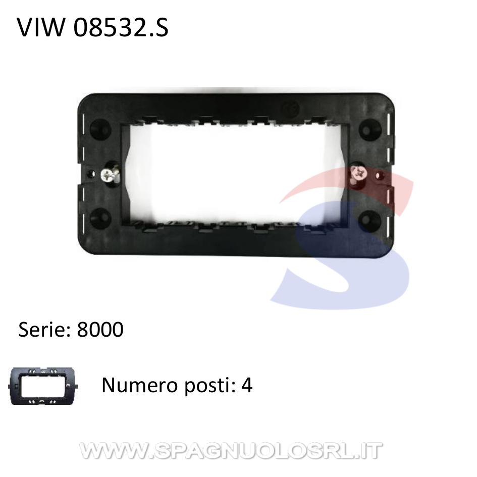 Supporto Vimar Idea 6 moduli per scatole rettangolari 16716