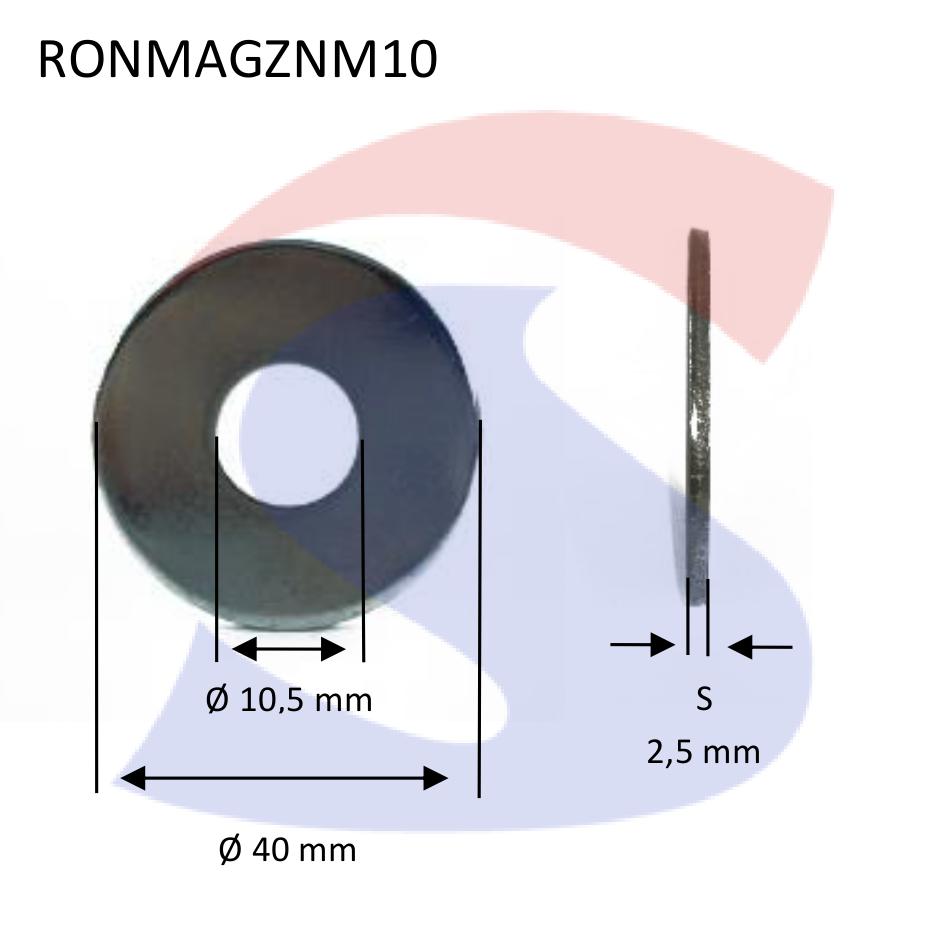 Artein 10 Rondelle di Rame ALTA QUALITA' M10 Misure 10x16x1,5 VK82010016150