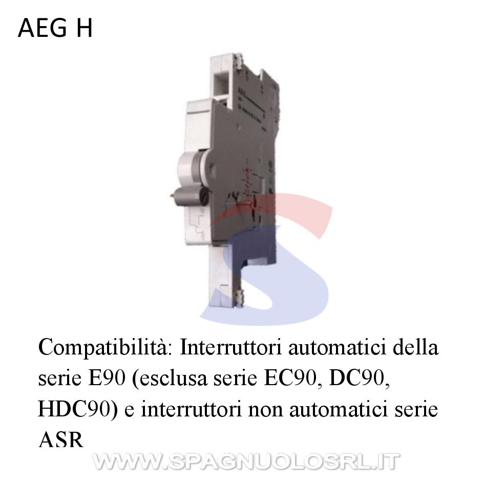 Contatto ausiliario in commutazione per Serie E90, 240V 5A - AEG H